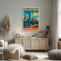Oklahoma City Skyline Poster