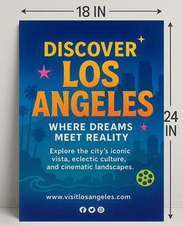 Discover Los Angeles Wall Art Print PosterGoat