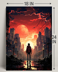 Dystopian Sunset Poster