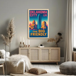 Oklahoma City The Big Friendly Poster