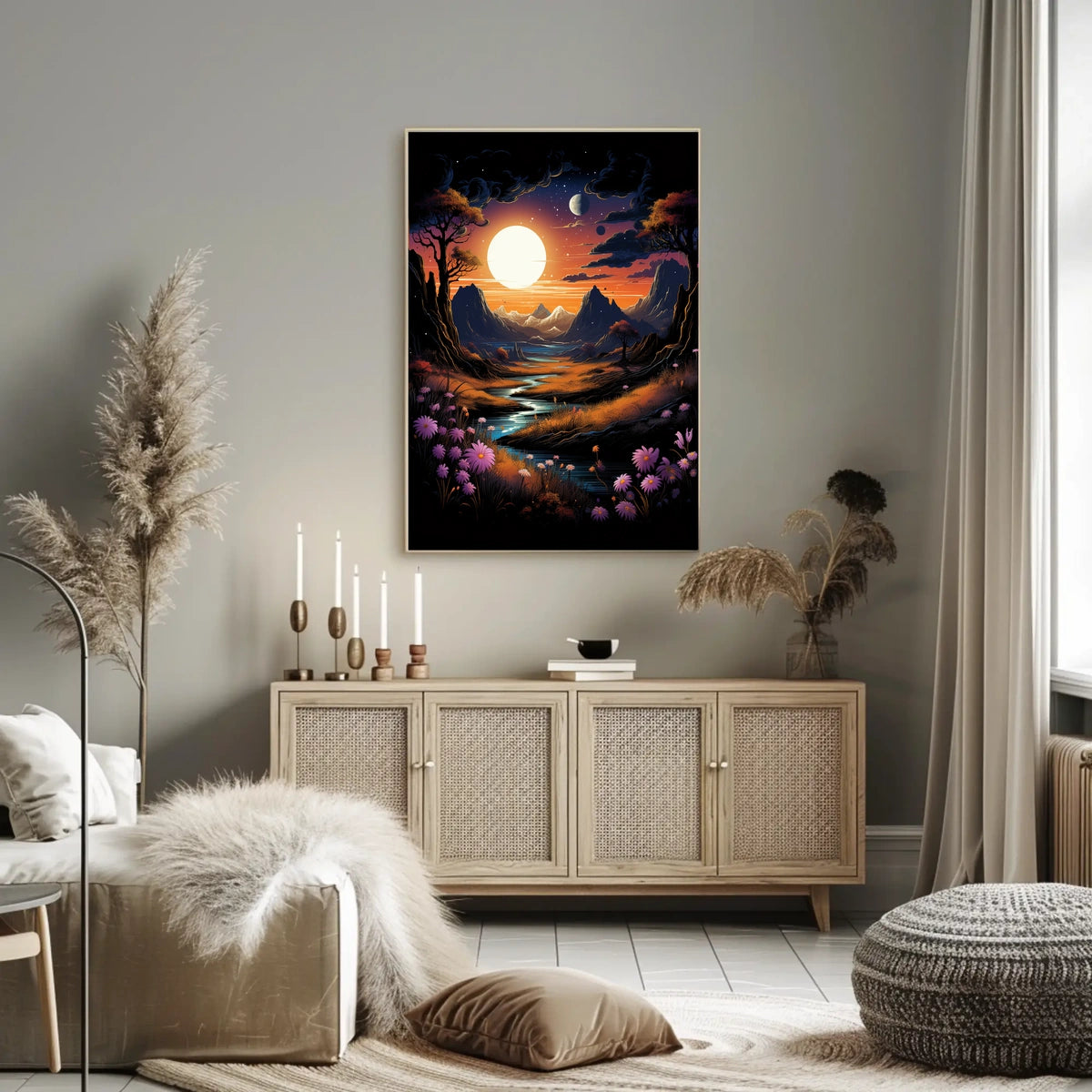 Celestial Landscape Poster