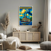 Mississippi Riverboat Adventure Poster