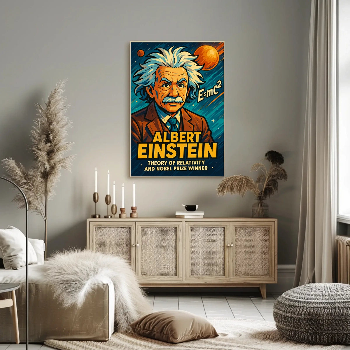 Albert Einstein Theory Of Relativity Poster