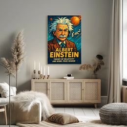 Albert Einstein Theory Of Relativity Poster