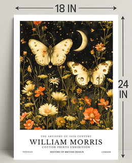 William Morris Celestial Cotton Prints Cultural or Heritage Poster