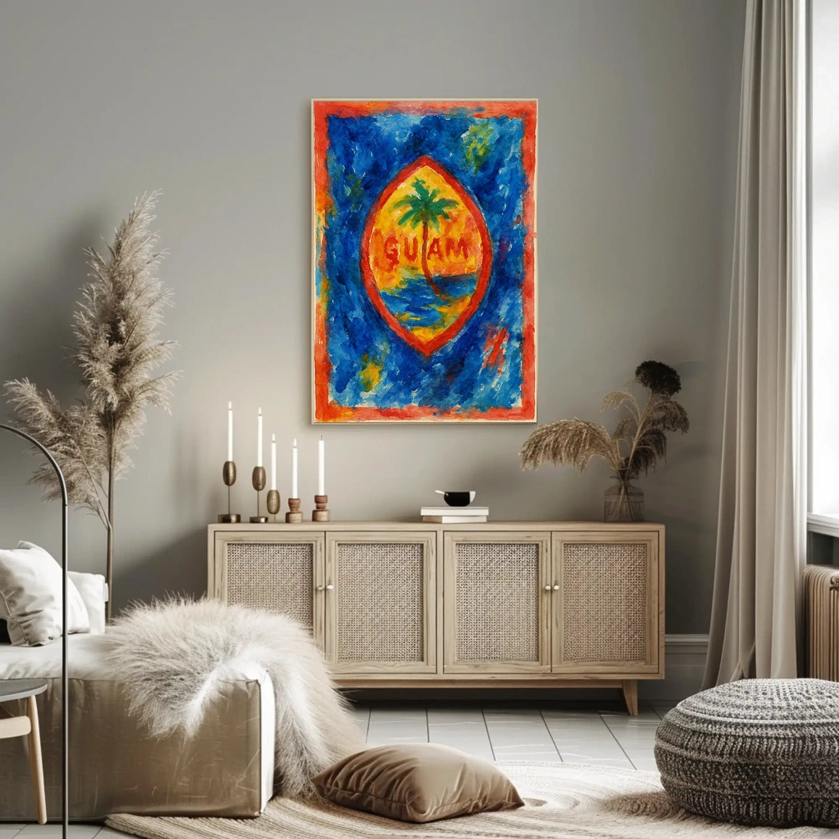 Vibrant Guam Poster