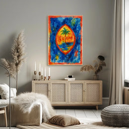 Vibrant Guam Poster