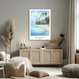 Tropical Beach Paradise Poster PosterGoat