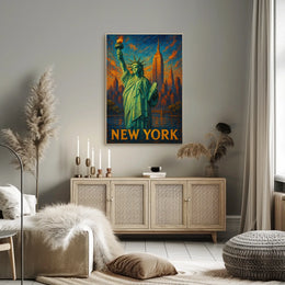 New York Cityscape Poster