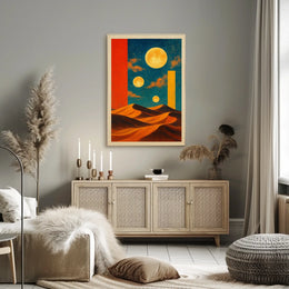 Celestial Desert Dreamscape Poster