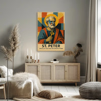 St. Peter, First Bishop of Rome Catholic Heritage Poster