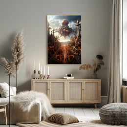 The Floating Cityscape Poster