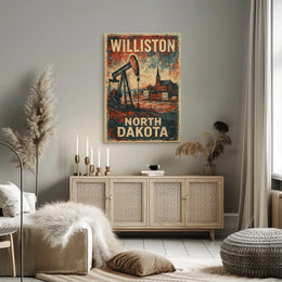 Williston, North Dakota Poster