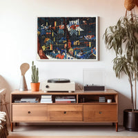 Samurai Battle Art Print: Cultural or Heritage Poster