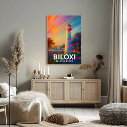 Biloxi Lighthouse Mississippi Poster