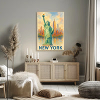 New York Cityscape Poster
