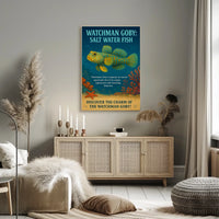 Watchman Goby Salt Water Fish Poster