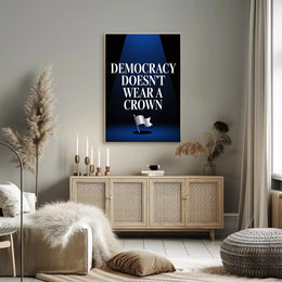 Bold Statement Poster with Political or Propaganda Twist