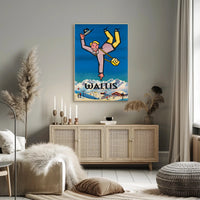 Wallis Travel Poster PosterGoat