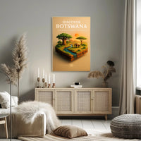 Discover Botswana Poster PosterGoat