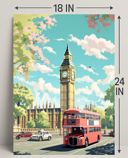 London Iconic Scene Poster