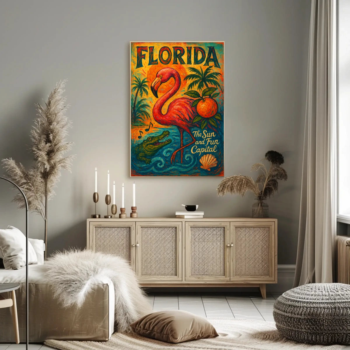 Florida The Sun and Fun Capital Poster