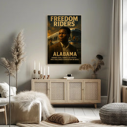Freedom Riders Honoring Civil Rights Poster