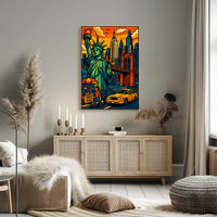 Vibrant New York City Life Poster