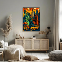 Vibrant New York City Life Poster