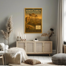 The Roman Forum Heart of Ancient Rome Poster