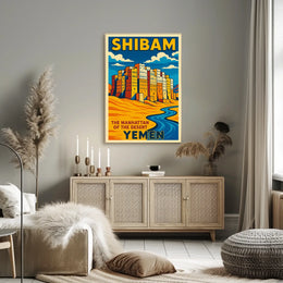 Shibam The Manhattan Of The Desert Poster