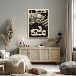 Martin Van Buren 8th President of the United States Digital Montaje Poster
