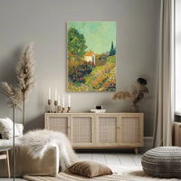 Vibrant Garden Landscape Poster