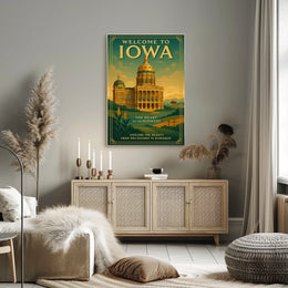 Welcome to Iowa Poster