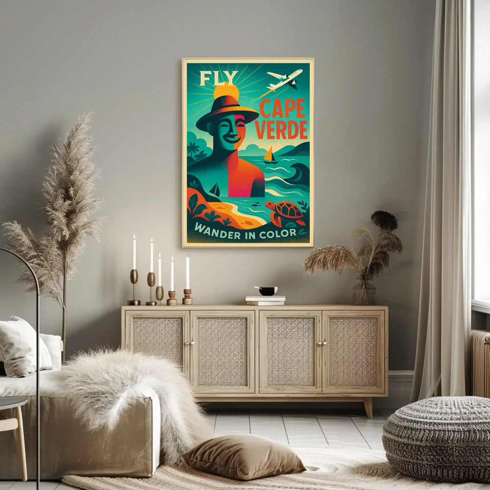 Cape Verde Travel Art Vibrant Adventure in Color Travel Poster PosterGoat