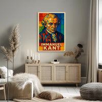 Immanuel Kant Philosophical Icon Poster