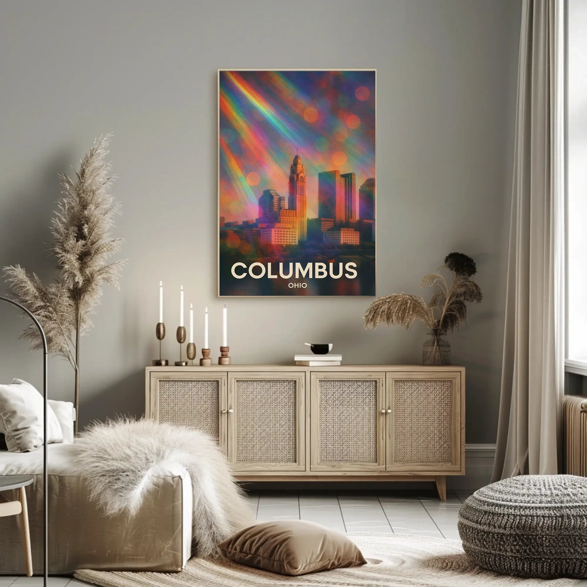 Columbus Ohio Captivating Minimalist Poster
