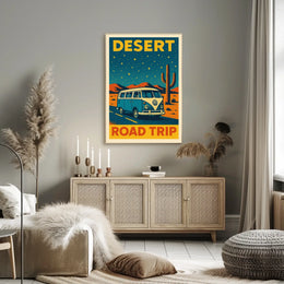 Desert Road Trip Poster