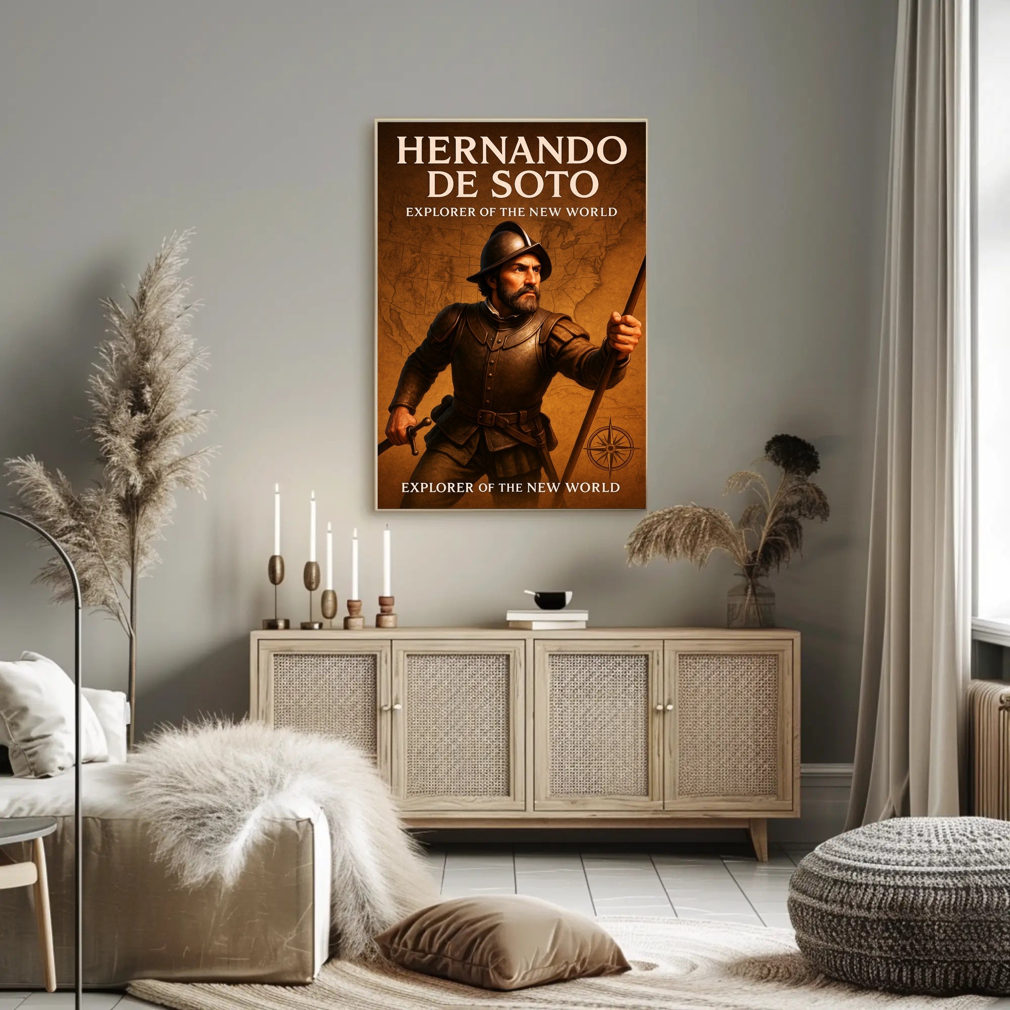 Hernando de Soto Explorer of the New World Poster PosterGoat