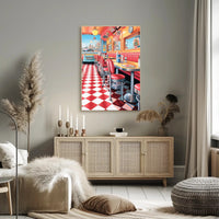 Nostalgic Diner Vibes Poster