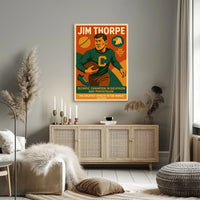 Celebrating Jim Thorpe Greatest Athlete Poster
