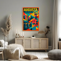 Augusta, Georgia A Vibrant Tribute Poster