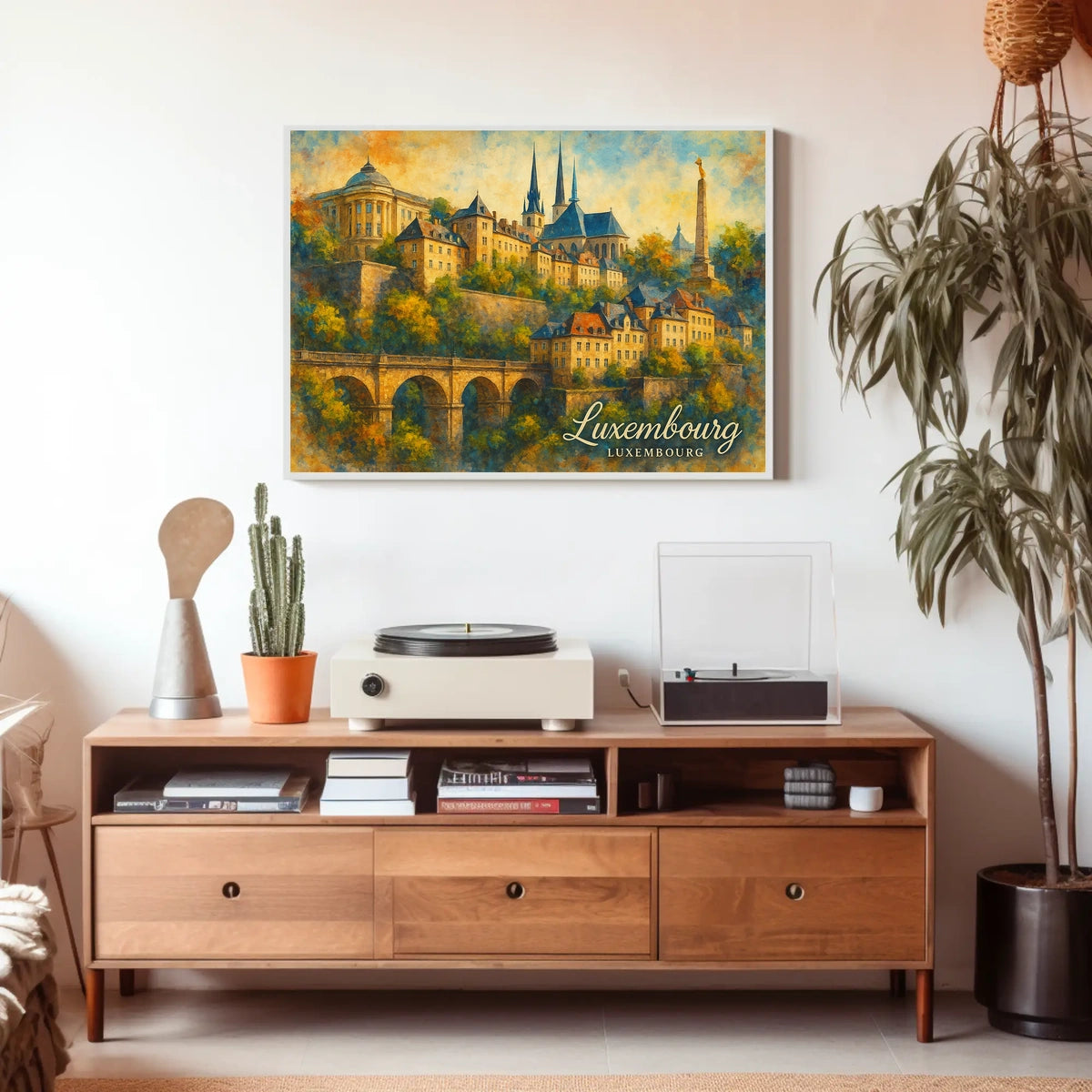 Luxembourg Cityscape Wanderlust Photography Realism Poster