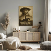 Buffalo Bill Portrait Artwork Chic Historical or Presidential Poster