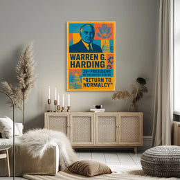 Warren G. Harding 29th President Poster