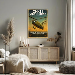 CH-21 Workhorse Engineering Excellence Poster PosterGoat
