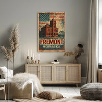 Fremont Heritage Vintage Patriotic Poster