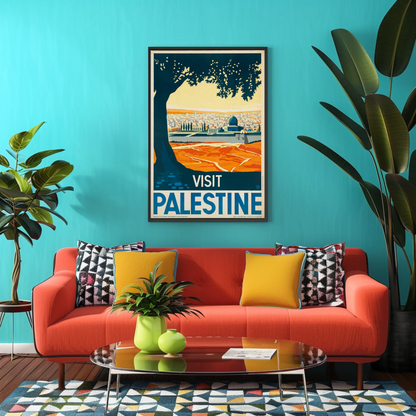Visit Palestine Travel Poster