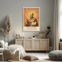 Saint John Chrysostom Poster PosterGoat