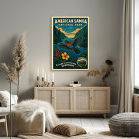 American Samoa National Park Untouched Symphony Poster